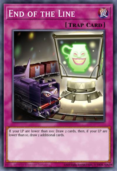End of the Line Common BACH-EN080 Battle of Chaos Yugioh card