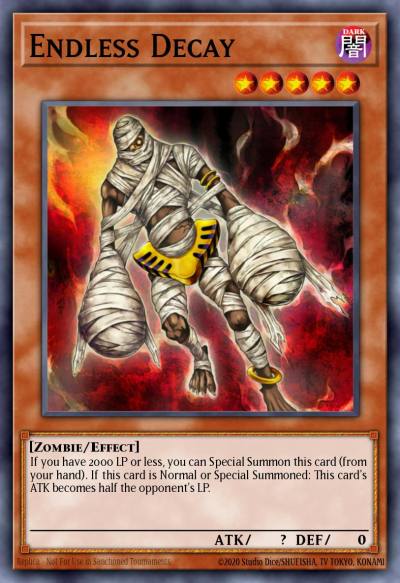Endless Decay Super Rare CT09-EN020 Collectible Tins 2012 Wave 2.5 Yugioh card