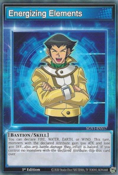 Energizing Elements Common SGX1-ENS17 Speed Duel GX Duel Academy Box Yugioh card