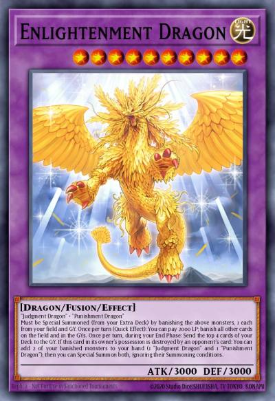 Enlightenment Dragon Ultra Rare MP25-EN189 2025 Mega-Pack Tin Yugioh card