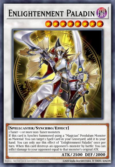 Enlightenment Paladin Quarter Century Secret Rare TN23-EN010 25th Anniversary Tin Dueling Heroes Yugioh card