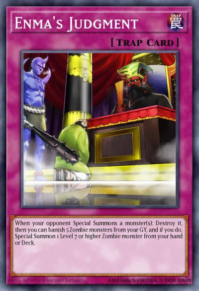 Enmas Judgment Ultra Rare DUOV-EN042 Duel Overload Yugioh card