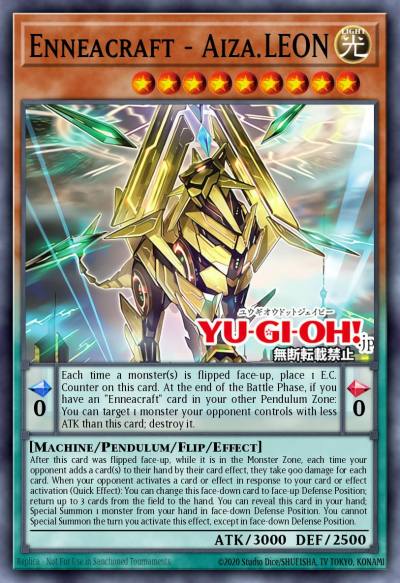 Enneacraft - AizaLEON Super Rare PHRE-EN020 Phantom Revenge Yugioh card