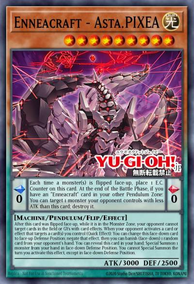 Enneacraft - AstaPIXEA Rare PHRE-EN021 Phantom Revenge Yugioh card