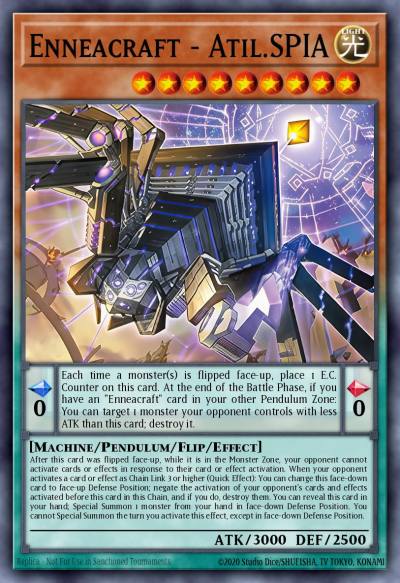 Enneacraft - Atil.SPIA Super Rare BLZD-EN020 Blazing Dominion Yugioh card