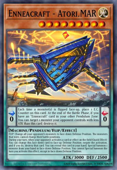 Enneacraft - AtoriMAR Collector's Rare PHRE-EN022 Phantom Revenge Yugioh card