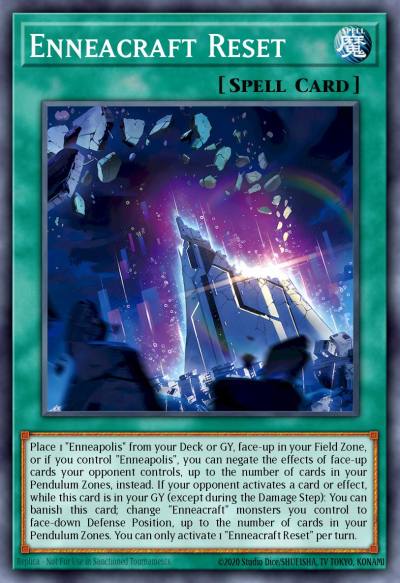 Enneacraft Reset Common BLZD-EN065 Blazing Dominion Yugioh card