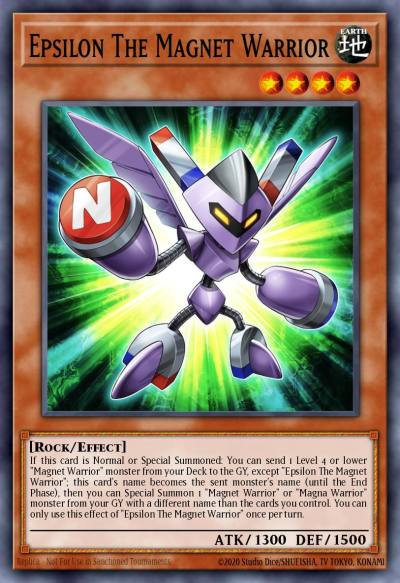 Epsilon The Magnet Warrior Rare MP23-EN014 25th Anniversary Tin Dueling Heroes Mega Pack Yugioh card