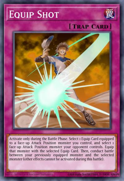 Equip Shot Common DP08-EN021 Duelist Pack Yusei Yugioh card