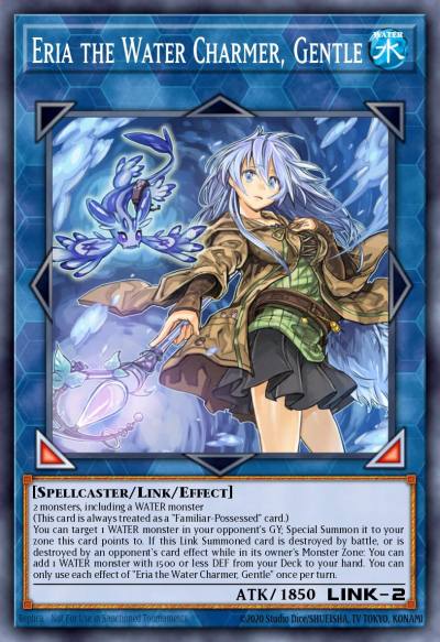 Eria the Water Charmer Gentle Ultra Rare MP21-EN072 2021 Tin of Ancient Battles Yugioh card