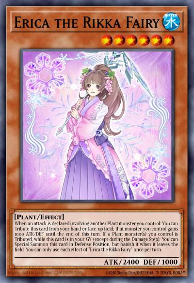 Erica the Rikka Fairy Super Rare SESL-EN018 Secret Slayers Yugioh card
