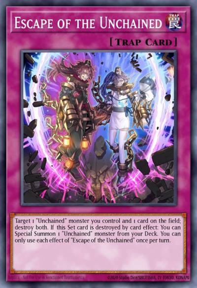 Escape of the Unchained Common MP20-EN191 2020 Tin of Lost Memories Mega Pack Yugioh card