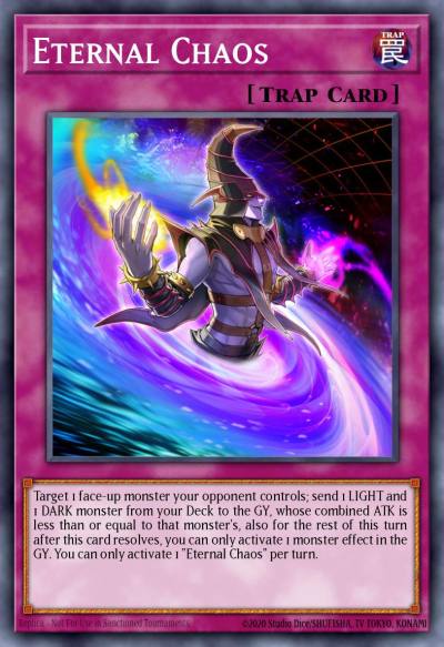Eternal Chaos Super Rare TOCH-EN010 Toon Chaos Yugioh card