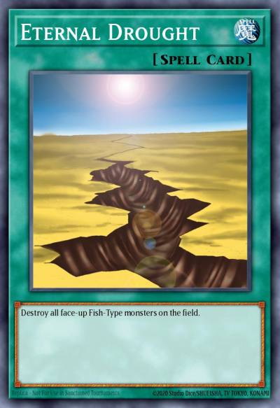 Eternal Drought Common GLD4-EN033 Gold Series 4 Pyramids Edition Yugioh card
