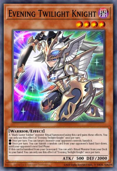 Evening Twilight Knight Super Rare MP16-EN124 2016 Mega-Tin Mega Pack Yugioh card