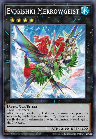 Evigishki Merrowgeist Shatterfoil Rare BP03-EN121 Battle Pack 3 Monster League Yugioh card