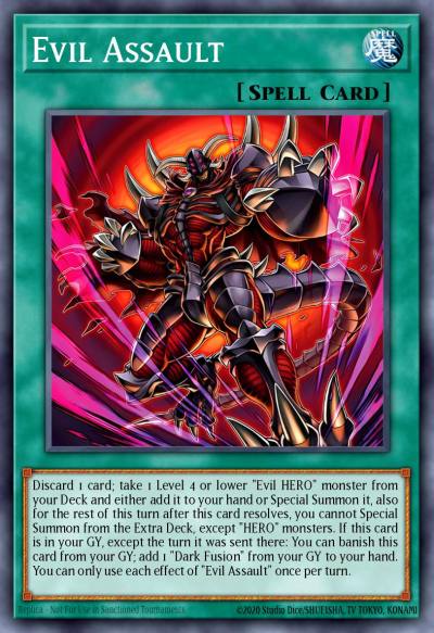 Evil Assault Super Rare SUDA-EN052 Supreme Darkness Yugioh card