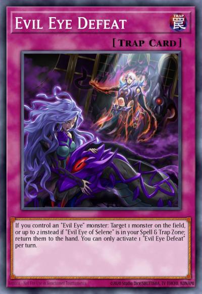Evil Eye Defeat Ultra Rare MP20-EN242 2020 Tin of Lost Memories Mega Pack Yugioh card