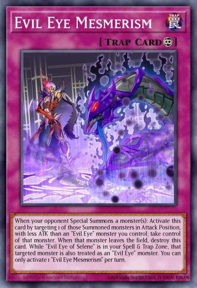 Evil Eye Mesmerism Super Rare MP20-EN243 2020 Tin of Lost Memories Mega Pack Yugioh card