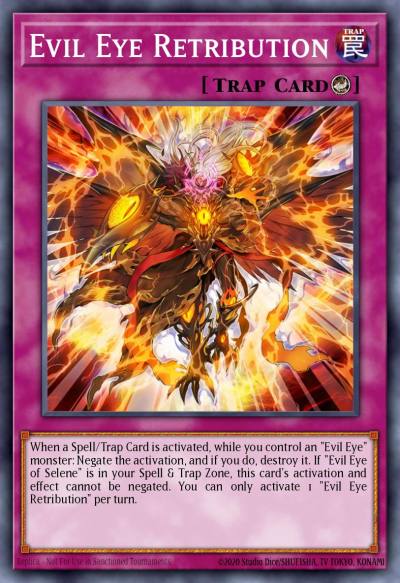 Evil Eye Retribution Super Rare MP20-EN244 2020 Tin of Lost Memories Mega Pack Yugioh card