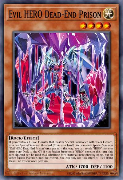 Evil HERO Dead-End Prison Quarter Century Secret Rare SUDA-EN002 Supreme Darkness Yugioh card