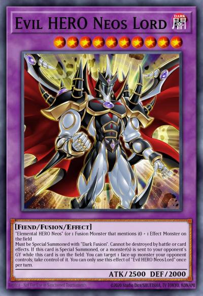Evil HERO Neos Lord Quarter Century Secret Rare SUDA-EN031 Supreme Darkness Yugioh card