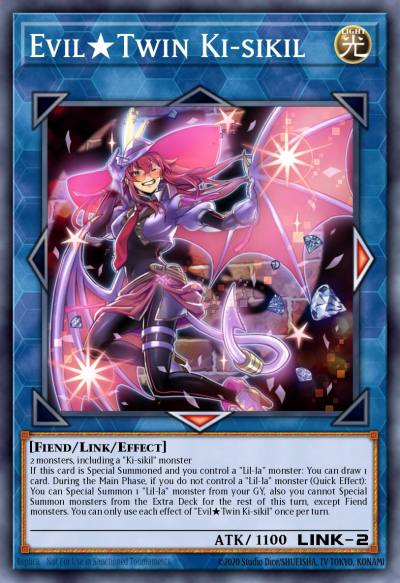 Evil★Twin Ki-sikil Secret Rare BLCR-EN096 Battles of Legend Crystal Revenge Yugioh card