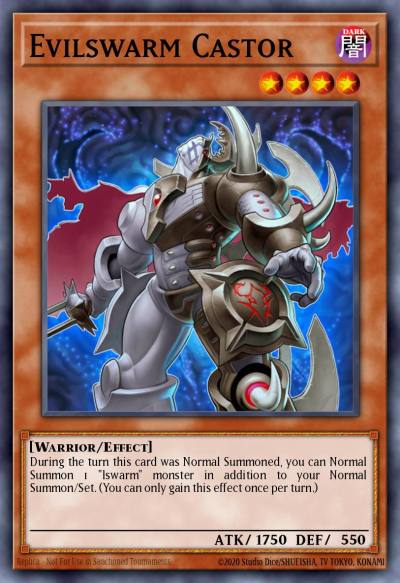 Evilswarm Castor Duel Terminal Rare Parallel Rare DT07-EN072 Duel Terminal 7b Yugioh card