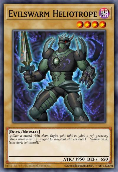 Evilswarm Heliotrope Duel Terminal Normal Parallel Rare DT07-EN024 Duel Terminal 7a Yugioh card