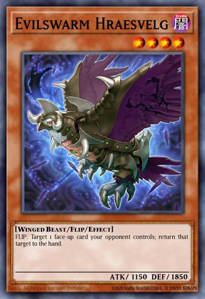 Evilswarm Hraesvelg Duel Terminal Rare Parallel Rare DT07-EN029 Duel Terminal 7a Yugioh card