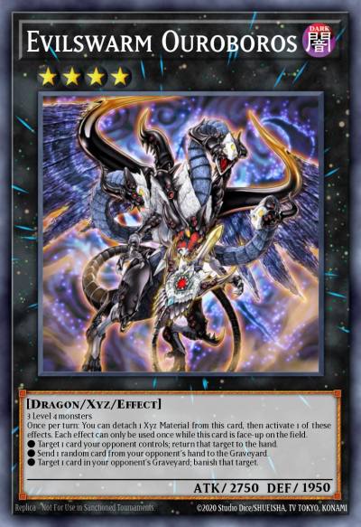 Evilswarm Ouroboros Rare CRBR-EN047 Crossover Breakers Yugioh card