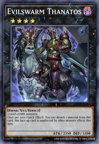 Evilswarm Thanatos Duel Terminal Super Parallel Rare DT07-EN090 Duel Terminal 7b Yugioh card