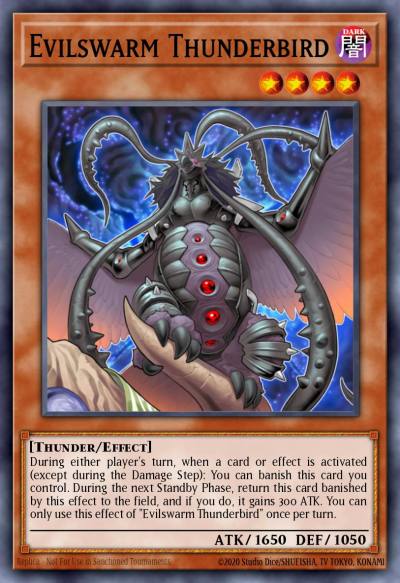 Evilswarm Thunderbird Common BP03-EN104 Battle Pack 3 Monster League Yugioh card