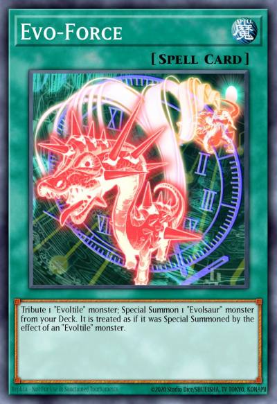 Evo-Force Super Rare ORCS-EN057 Order of Chaos Yugioh card