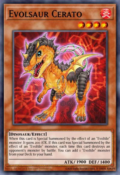Evolsaur Cerato Ultimate Rare PHSW-EN020 Photon Shockwave Yugioh card