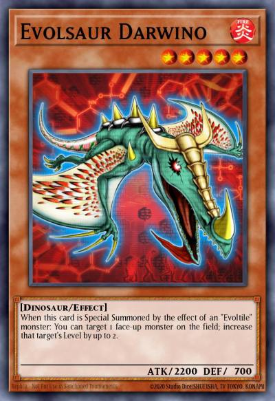 Evolsaur Darwino Common GAOV-EN027 Galactic Overlord Yugioh card