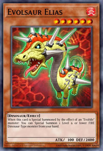 Evolsaur Elias Common ORCS-EN027 Order of Chaos Yugioh card