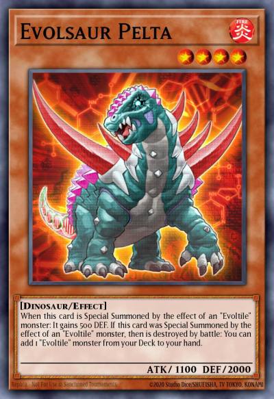 Evolsaur Pelta Rare PHSW-EN082 Photon Shockwave Yugioh card