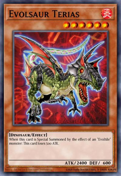 Evolsaur Terias Common ORCS-EN028 Order of Chaos Yugioh card