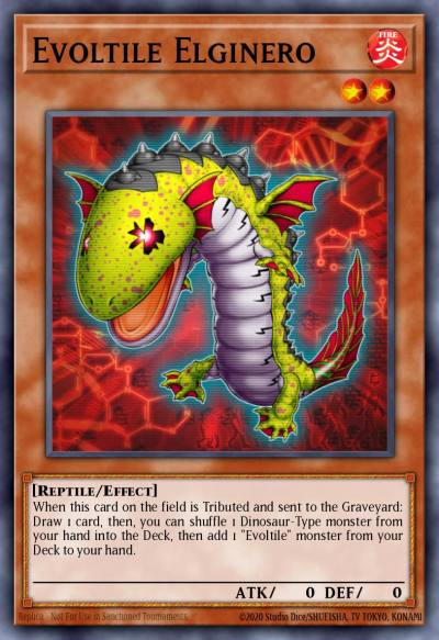 Evoltile Elginero Super Rare GAOV-EN083 Galactic Overlord Yugioh card