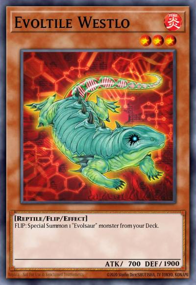 Evoltile Westlo Super Rare PHSW-EN017 Photon Shockwave Yugioh card