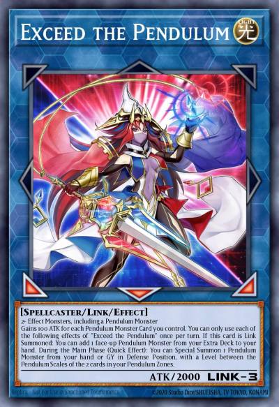 Exceed the Pendulum Super Rare AGOV-EN045 Age of Overlord Yugioh card