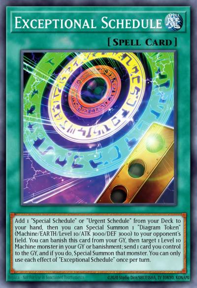 Exceptional Schedule Secret Rare BLZD-EN054 Blazing Dominion Yugioh card