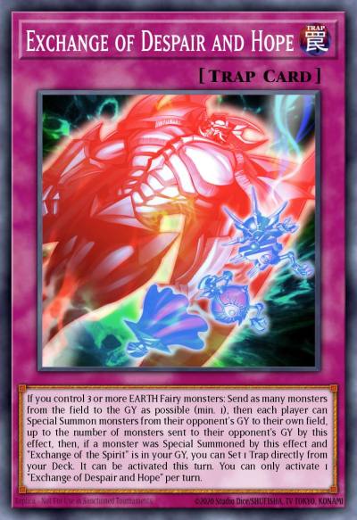 Exchange of Despair and Hope Ultra Rare MAMA-EN030 Magnificent Mavens Yugioh card