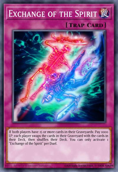 Exchange of the Spirit Ultra Rare DLG1-EN100 Dark Legends Yugioh card