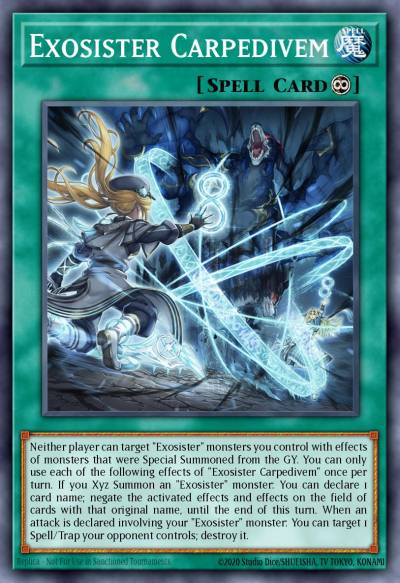 Exosister Carpedivem Super Rare MP23-EN262 25th Anniversary Tin Dueling Heroes Mega Pack Yugioh card