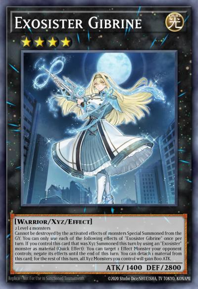 Exosister Gibrine Rare MP23-EN258 25th Anniversary Tin Dueling Heroes Mega Pack Yugioh card