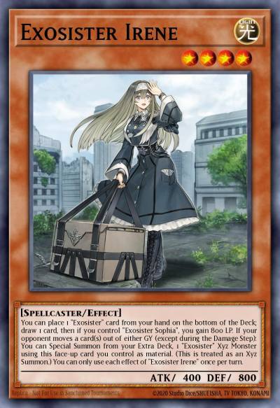 Exosister Irene Prismatic Secret Rare MP23-EN254 25th Anniversary Tin Dueling Heroes Mega Pack Yugioh card