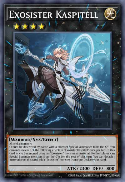Exosister Kaspitell Ultra Rare MP23-EN257 25th Anniversary Tin Dueling Heroes Mega Pack Yugioh card