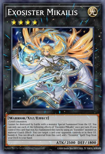 Exosister Mikailis Prismatic Secret Rare MP23-EN256 25th Anniversary Tin Dueling Heroes Mega Pack Yugioh card
